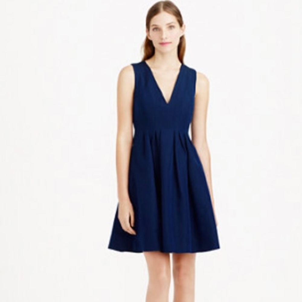Stunning Navy Blue Dress by J. Crew